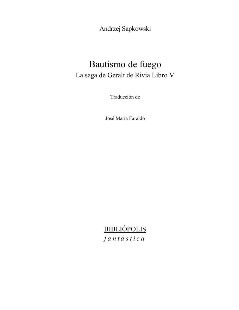 Portada de Andrzej Sapkowski